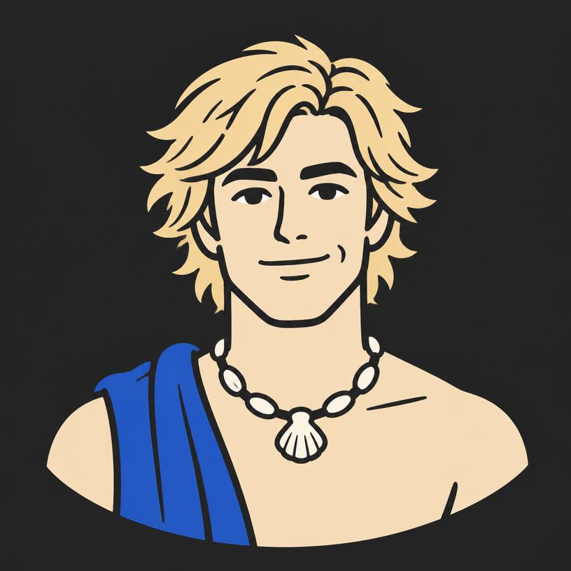 Surfer Bro character illustration